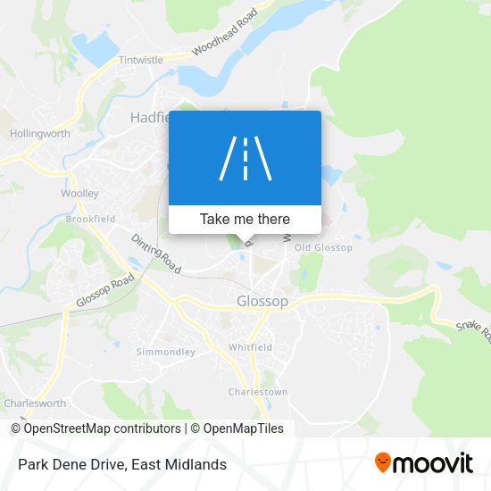 Park Dene Drive map