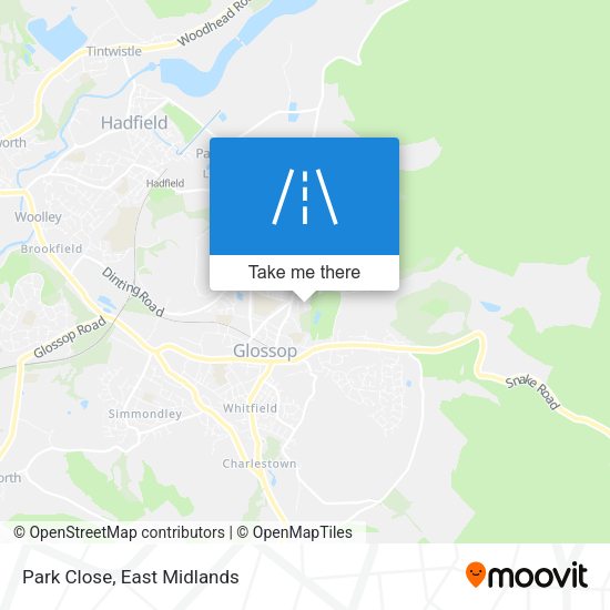 Park Close map