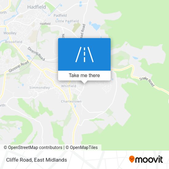 Cliffe Road map