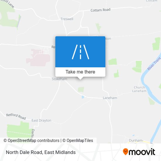 North Dale Road map