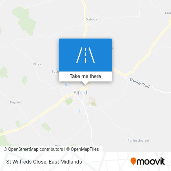 St Wilfreds Close map