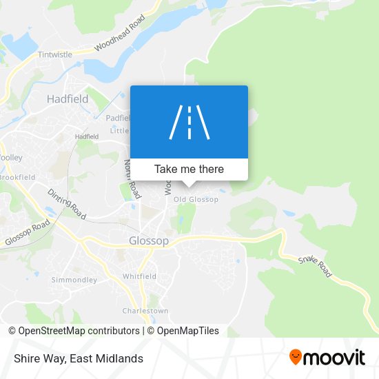 Shire Way map