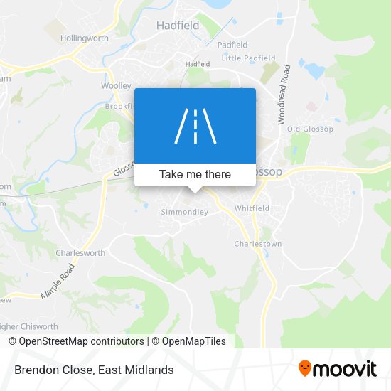 Brendon Close map