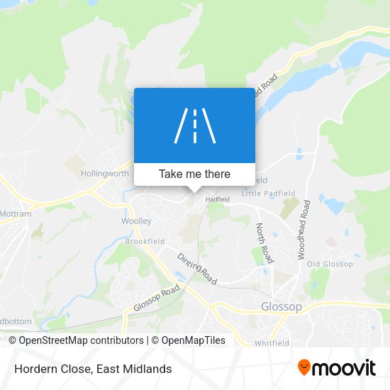 Hordern Close map
