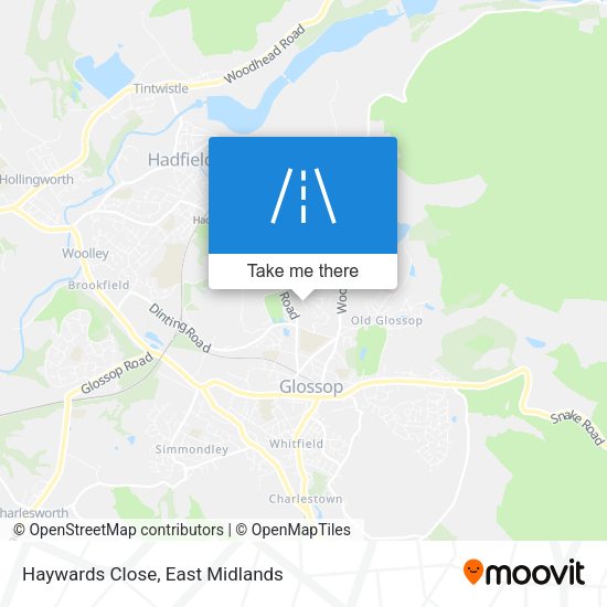 Haywards Close map
