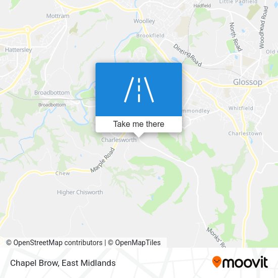 Chapel Brow map