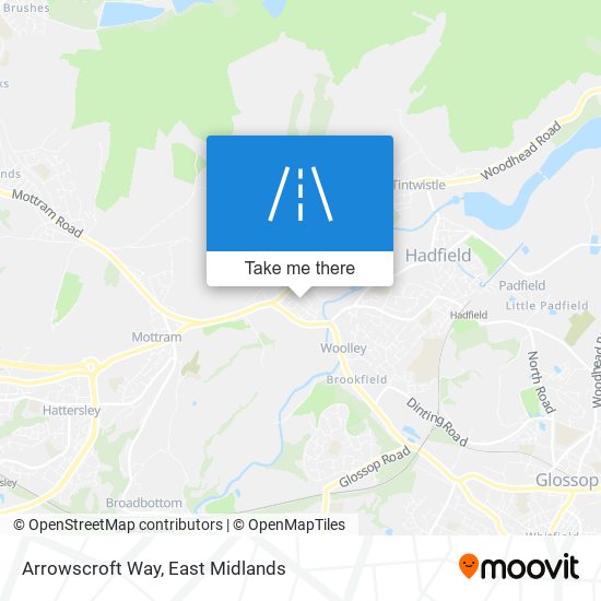 Arrowscroft Way map