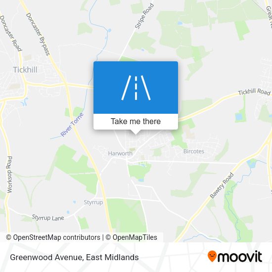 Greenwood Avenue map