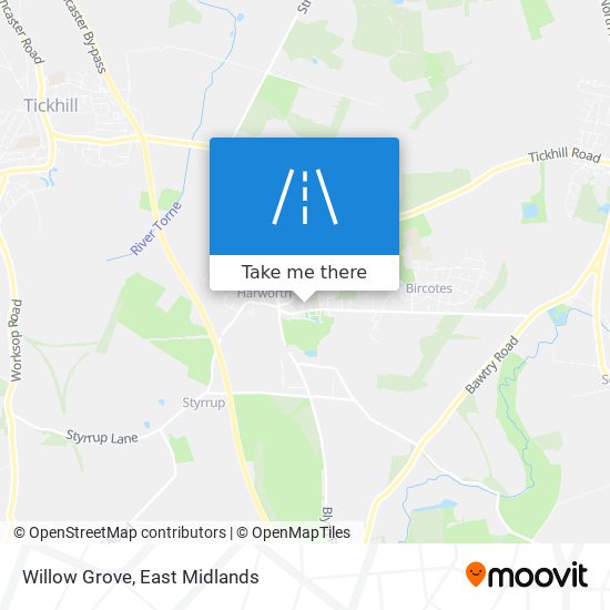 Willow Grove map
