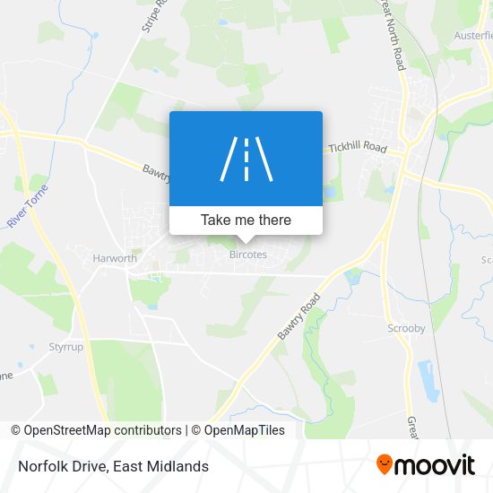 Norfolk Drive map