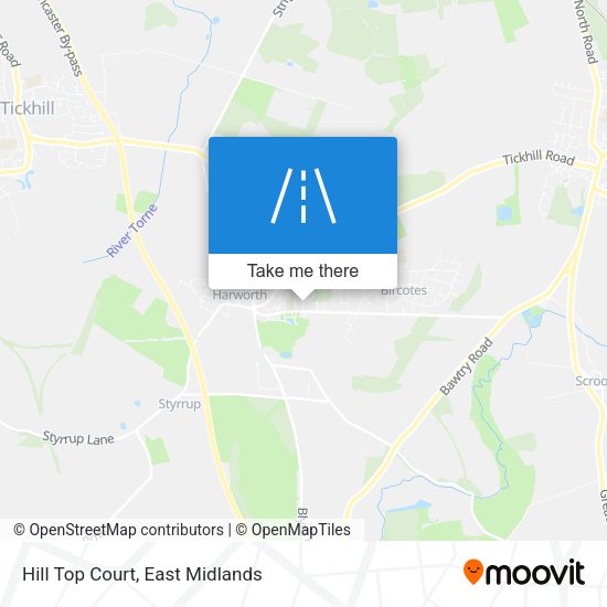 Hill Top Court map