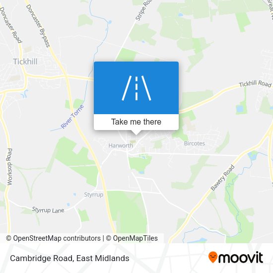 Cambridge Road map