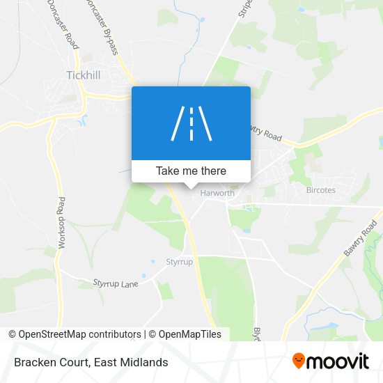 Bracken Court map