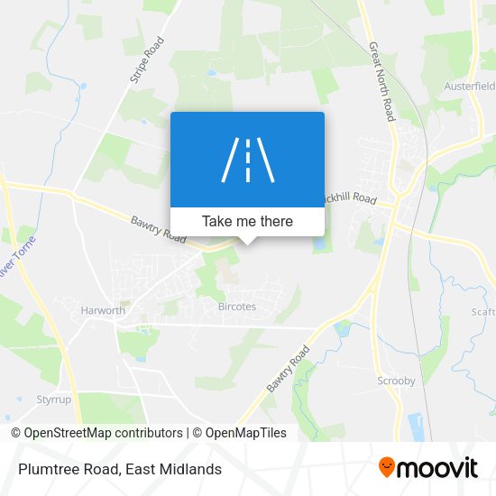 Plumtree Road map