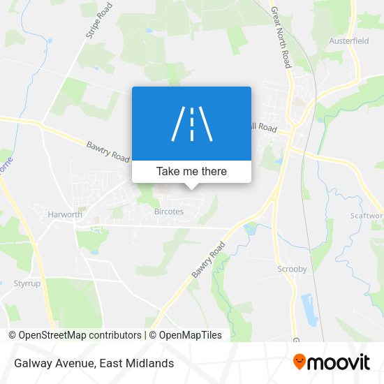Galway Avenue map
