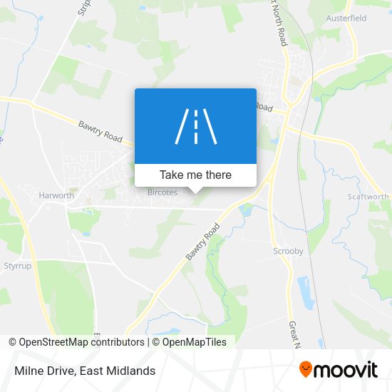 Milne Drive map