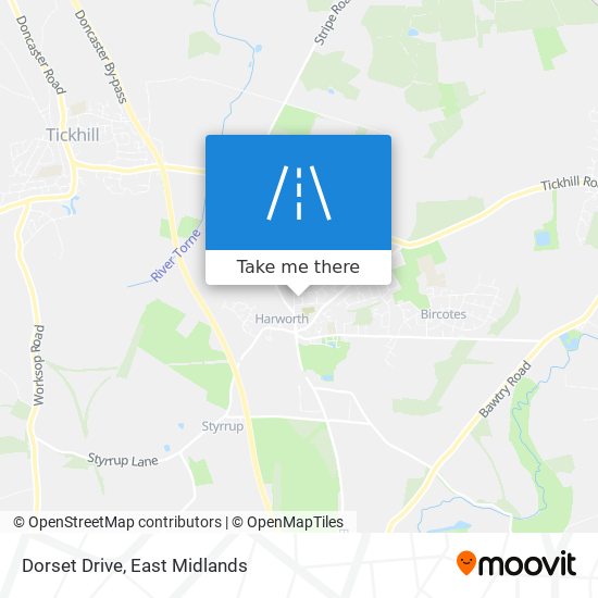 Dorset Drive map