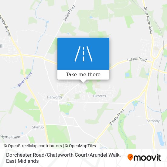 Dorchester Road / Chatsworth Court / Arundel Walk map