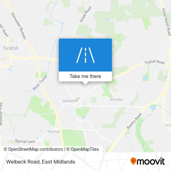 Welbeck Road map