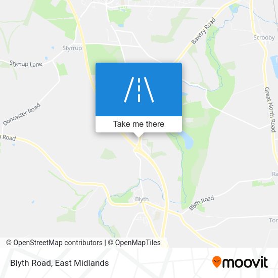 Blyth Road map
