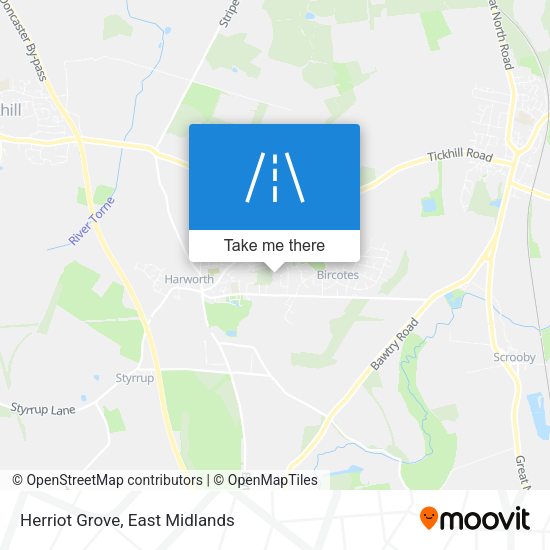 Herriot Grove map
