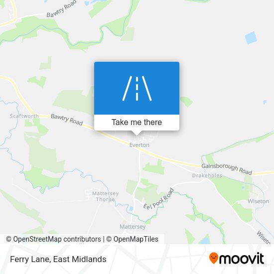 Ferry Lane map