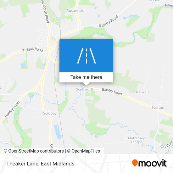 Theaker Lane map