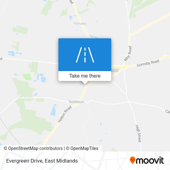 Evergreen Drive map