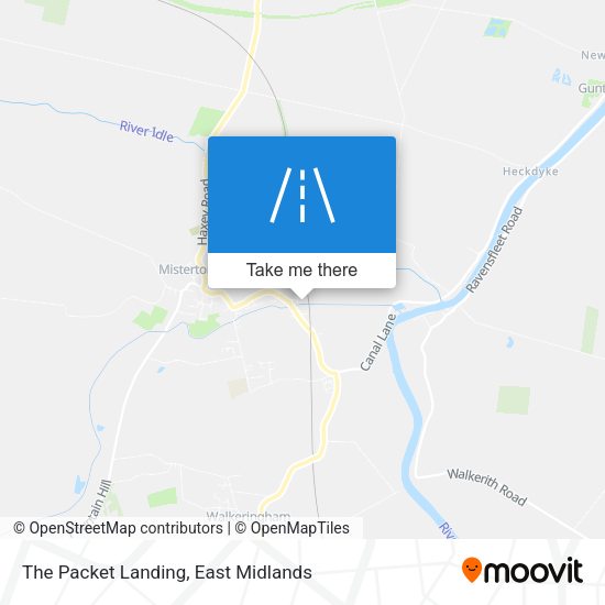 The Packet Landing map