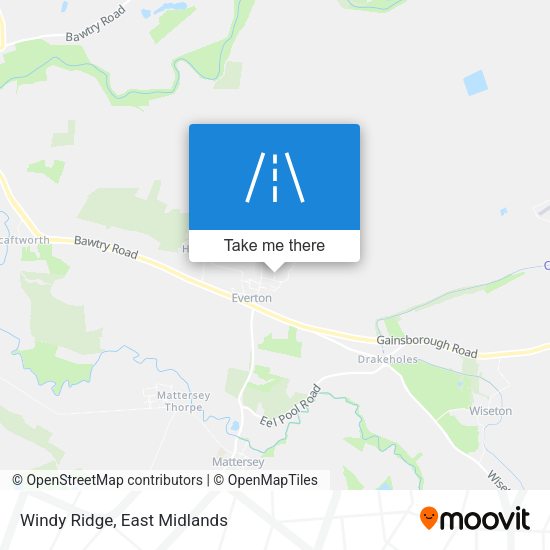 Windy Ridge map