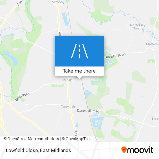 Lowfield Close map