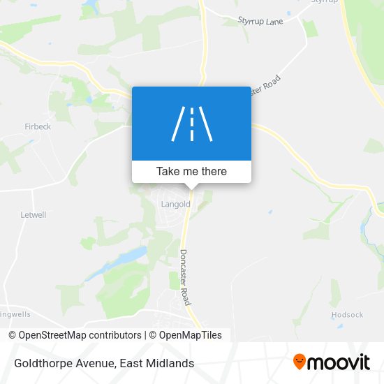 Goldthorpe Avenue map