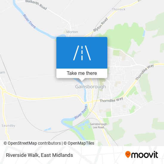 Riverside Walk map