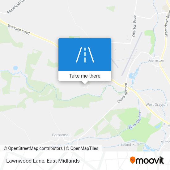 Lawnwood Lane map