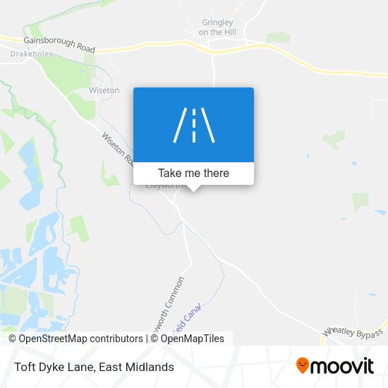 Toft Dyke Lane map