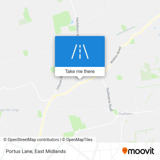Portus Lane map