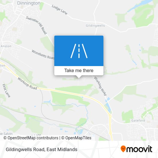Gildingwells Road map