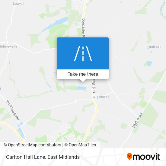 Carlton Hall Lane map
