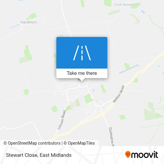 Stewart Close map
