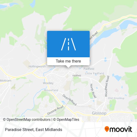 Paradise Street map