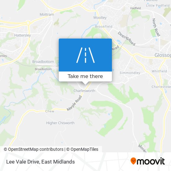 Lee Vale Drive map