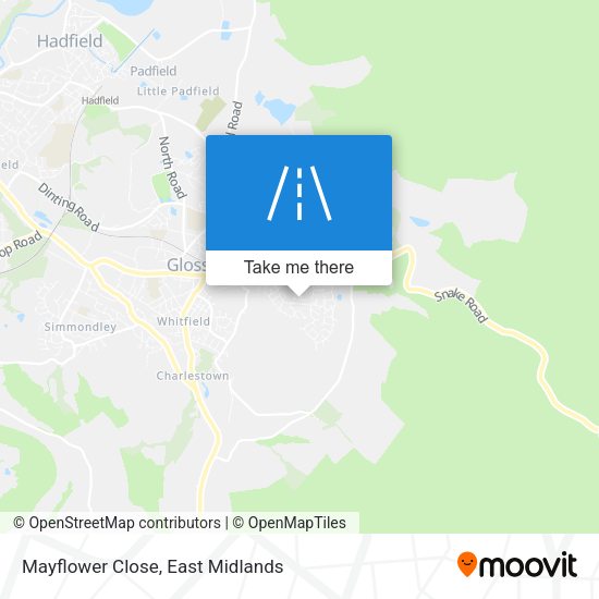 Mayflower Close map
