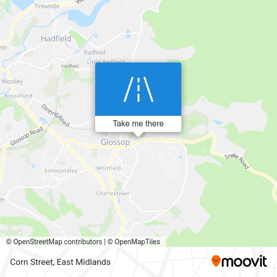 Corn Street map
