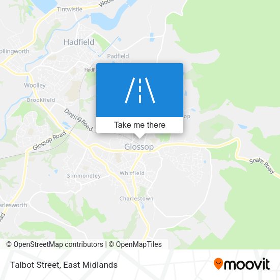 Talbot Street map
