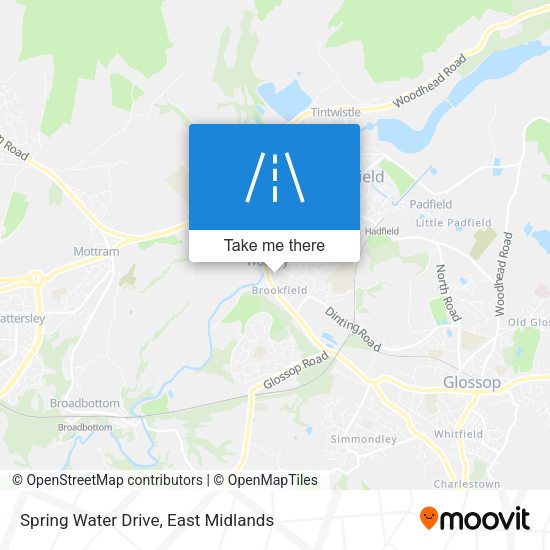 Spring Water Drive map