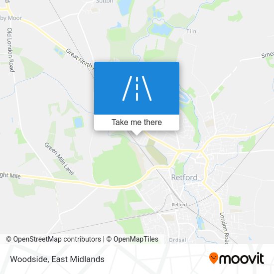Woodside map