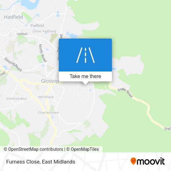 Furness Close map
