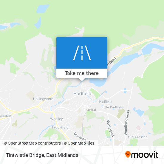 Tintwistle Bridge map