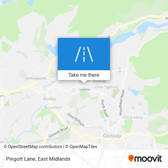 Pingott Lane map