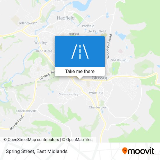 Spring Street map
